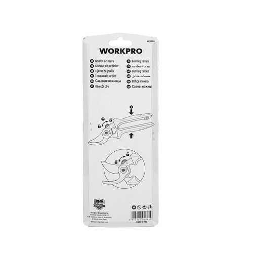 Секатор 220мм для толстых веток WORKPRO фото 3