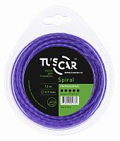 Леска для триммера TUSCAR Spiral, Professional, 2.7mm*12m