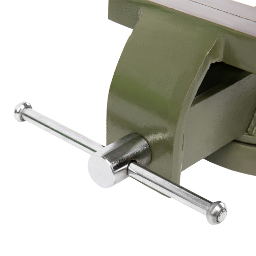 Тиски слесарные, 100мм, стальные, поворотные. Сибртех фото 9