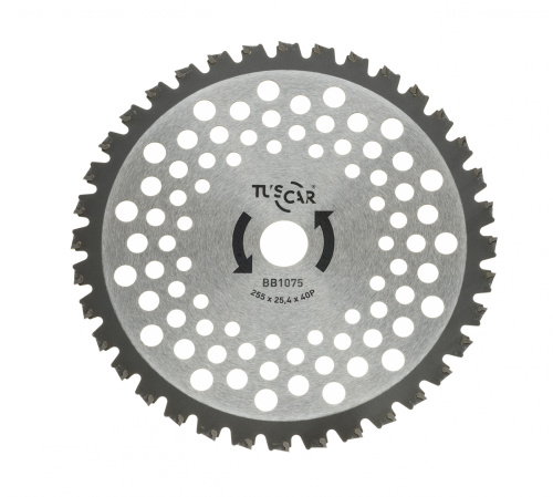 Нож для мотокосы TUSCAR BB1075, Professional, 255x25,4x40T, Super Strong