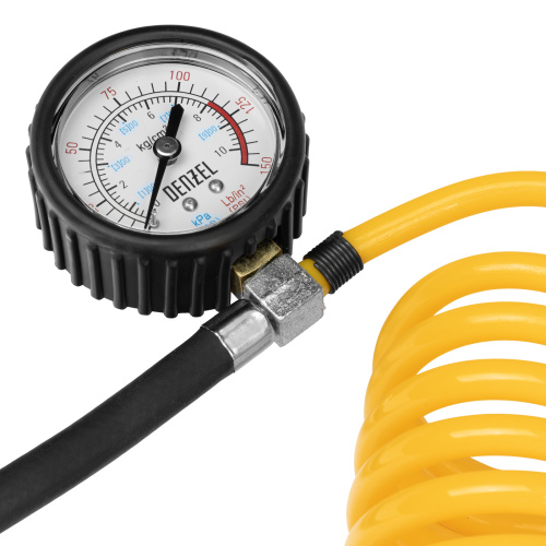 Компрессор автомобильный AC-75, 12 В, 10 атм., 75 л/мин, LED// Denzel фото 12