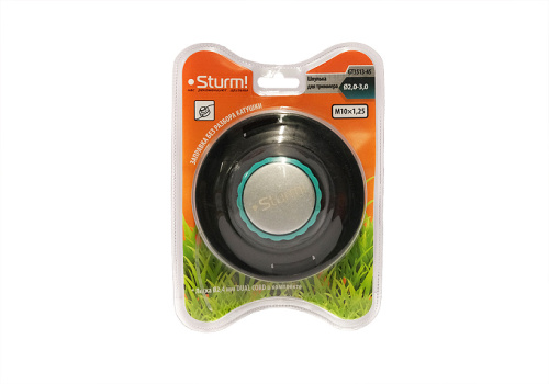 Катушка триммерная в сборе с леской, М10х1,25, БЫСТРАЯ ЗАПРАВКА, подшипник, Sturm фото 2