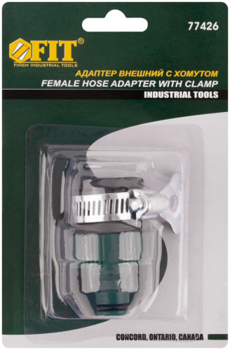 Адаптер внешний пластиковый, с хомутом фото 2