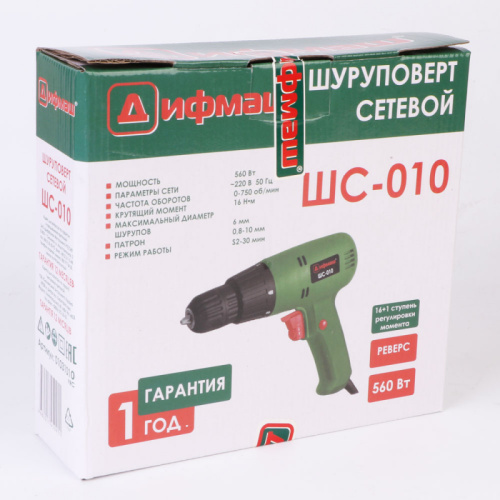 Шуруповерт сетевой "ДИФМАШ" ШС-010 фото 3