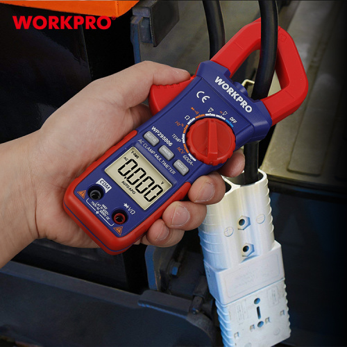 Токоизмерительные цифровые клещи-мультиметр WORKPRO фото 7