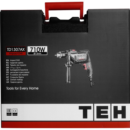 Дрель ударная TEH TD1307AX фото 6