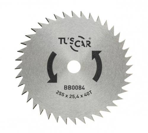 Нож для мотокосы TUSCAR BB0084, Premium, 255x25,4x40T, Saw