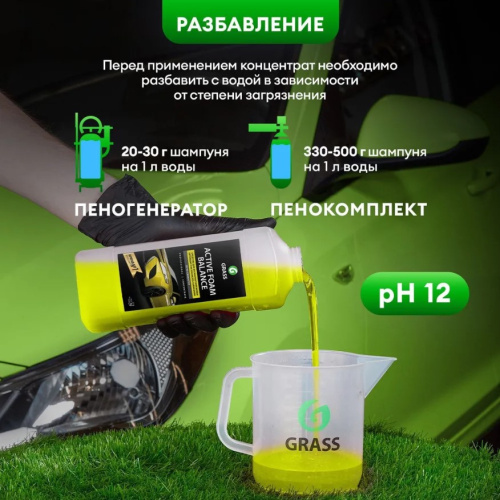 Active Foam Balance (1кг) средство для бесконтактной мойки фото 3