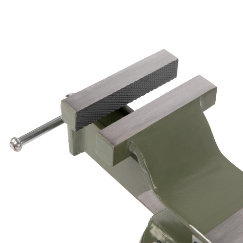 Тиски слесарные, 100мм, стальные, поворотные. Сибртех фото 3