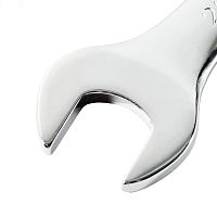 Ключ рожковый, Cr-V, зеркальная полировка 19*22 мм