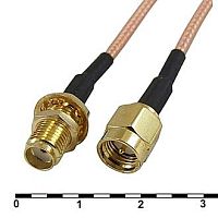Разъём SMA-P/SMA-J-RG316-30
