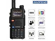 Радиостанция Baofeng UV-5RH 10W с разъемом для зарядки TYPE-C (черная)
