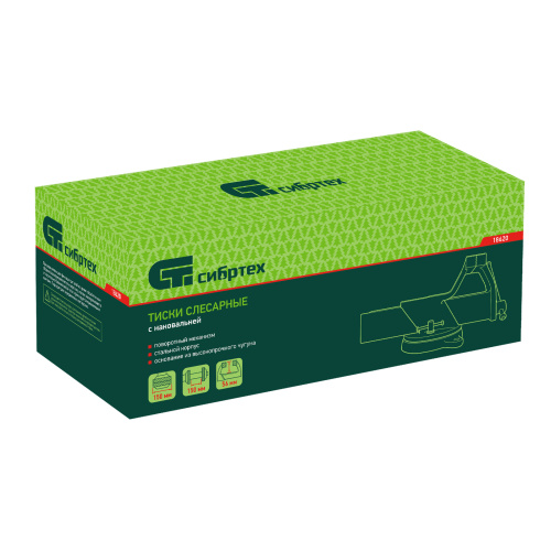 Тиски слесарные, 150мм, стальные, поворотные. Сибртех фото 6 Тиски слесарные, 150мм, стальные, поворотные. Сибртех фото 6