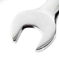 Ключ рожковый, Cr-V, зеркальная полировка 17*19 мм