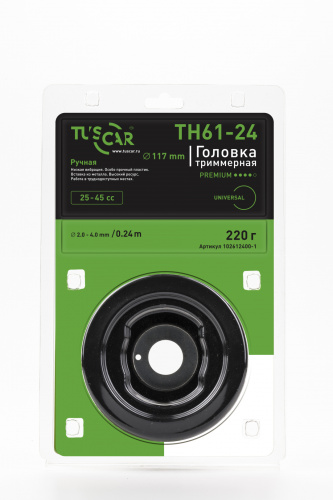 Головка триммерная TUSCAR TH61-24, Premium, universal фото 2