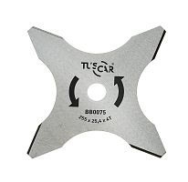 Нож для мотокосы TUSCAR BB0075, Professional, 255x25,4x2,0x4T, Multi