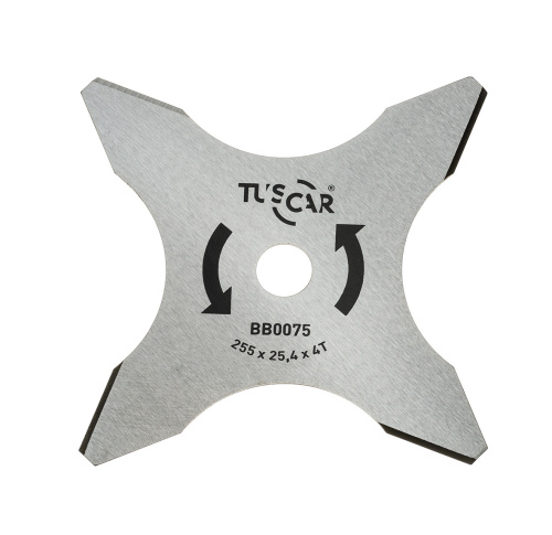 Нож для мотокосы TUSCAR BB0075, Professional, 255x25,4x2,0x4T, Multi