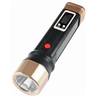 Фонарь ручной NICEDEVICE ND-1300 встроенный аккумулятор (солнечная батарея)