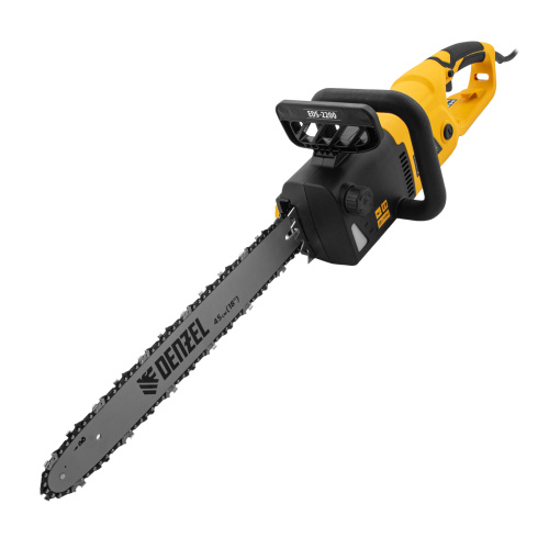 Пила цепная электрическая EDS-2200, 2,2кВт,продольная,шина 45см,шаг 3/8, паз 1,3мм, 62зв// Denzel фото 3