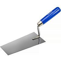 Кельма отделочника "Трапеция" ПРОФИ 160*84 нержав. сталь, деревянная ручка