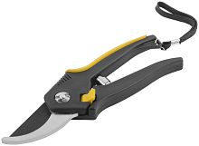 Секатор "Люкс" 200 мм тип А двухцветные ручки сталь с тефлоновым покрытием