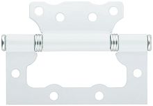 Петля дверная универсальная (без врезки) ПНУ-100 полимер (белая)