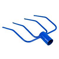 Вилы 4-х рогие навозные ЛЮКС круглый зуб 320*230 мм б/ч