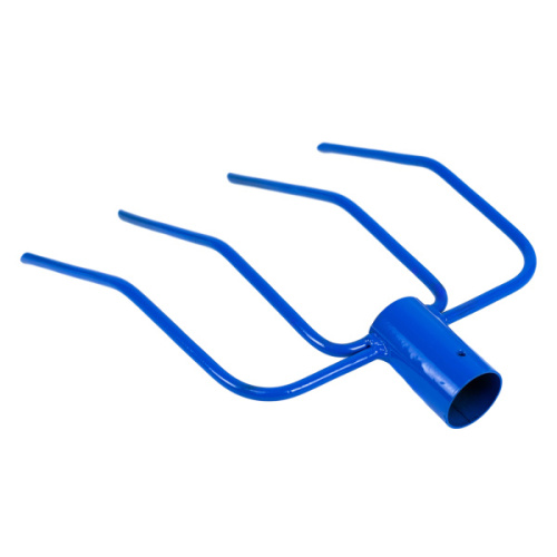 Вилы 4-х рогие навозные ЛЮКС круглый зуб 320*230 мм б/ч