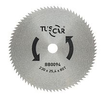 Нож для мотокосы TUSCAR BB0094, Premium, 230x25,4x80T, Saw