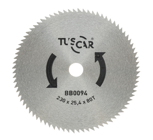 Нож для мотокосы TUSCAR BB0094, Premium, 230x25,4x80T, Saw