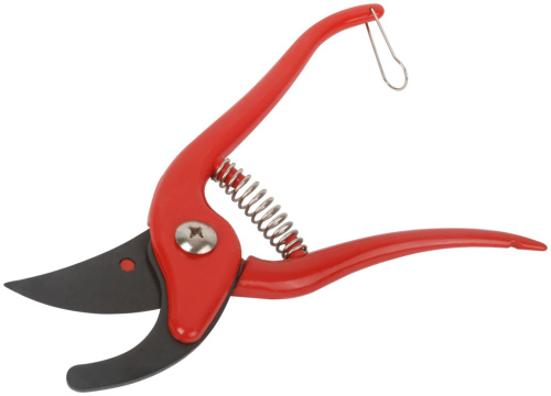 Секатор садовый, режущие кромки внахлест, алюминиевый корпус 200мм