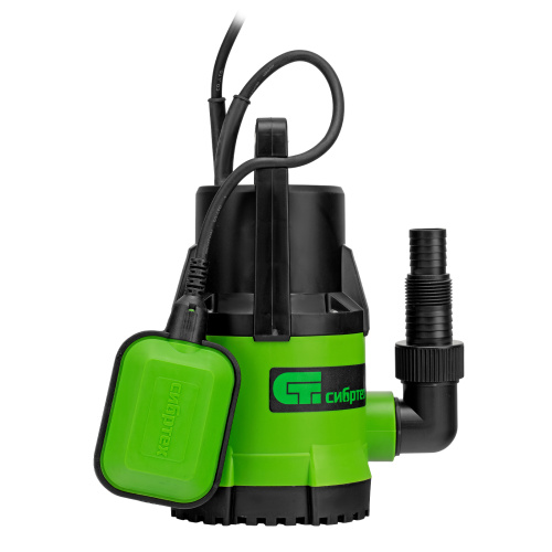 Дренажный насос для чистой воды СДН300-5, 300 Вт, напор 6,5 м, 6500 л/ч// Сибртех фото 4