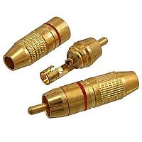 Разъём 7-0222 gold red