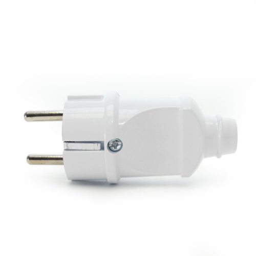 Вилка электрическая евро (с заземлением), 16А бел. фото 2 Вилка электрическая евро (с заземлением), 16А бел. фото 2