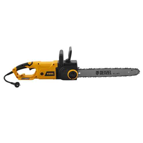 Пила цепная электрическая EDS-2200, 2,2кВт,продольная,шина 45см,шаг 3/8, паз 1,3мм, 62зв// Denzel фото 4