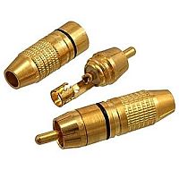 Разъём 7-0222 gold black