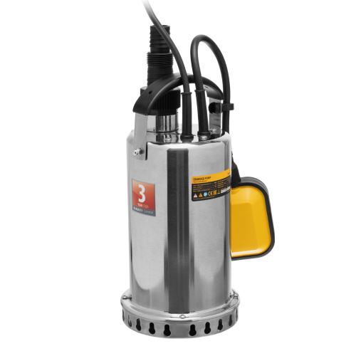 Насос дренажный DP600X, 600 Вт, подъем 7,5 м, 8500 л/ч// Denzel