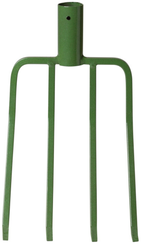 Вилы 4-х рогие садовые сварные с деревянным черенком (ВС4-056) фото 2