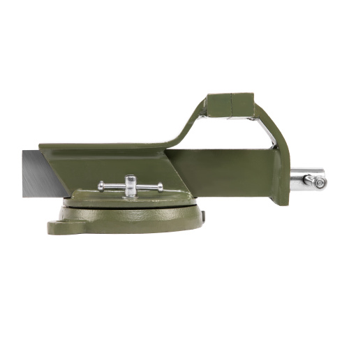 Тиски слесарные, 100мм, стальные, поворотные. Сибртех фото 6