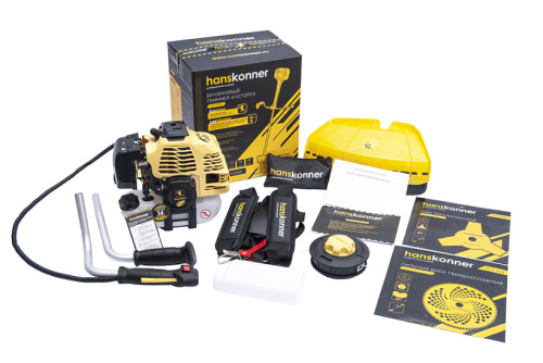 Бензотриммер Hanskonner 43см3, 1,35кВт/1,8лс, диск 80 зуб/нож/леска фото 8 Бензотриммер Hanskonner 43см3, 1,35кВт/1,8лс, диск 80 зуб/нож/леска фото 8