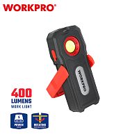 Фонарик светодиодный 170-400LM, перезаряжаемый  WORKPRO