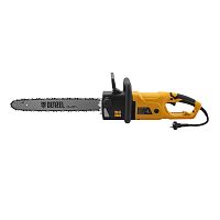 Пила цепная электрическая EDS-2200, 2,2кВт,продольная,шина 45см,шаг 3/8, паз 1,3мм, 62зв// Denzel
