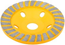 Диск алмазный шлифовальный, посадочный диаметр 22,2мм, "Турбо" 125мм