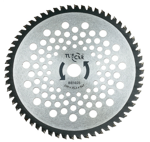 Нож для мотокосы TUSCAR BB1025, Professional, 230x25,4x54T, For Forest
