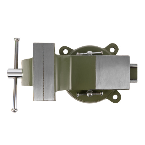 Тиски слесарные, 100мм, стальные, поворотные. Сибртех фото 8