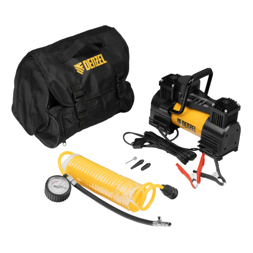 Компрессор автомобильный AC-75, 12 В, 10 атм., 75 л/мин, LED// Denzel фото 21