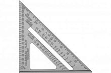 Линейка DEKO треугольная алюминиевая DKM 180-255-180