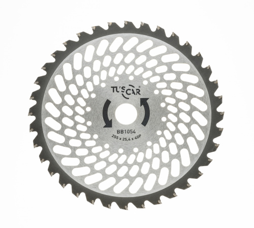 Нож для мотокосы TUSCAR BB1054, Premium, 255x25,4x40T, Super Light