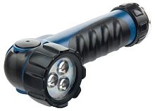 Фонарь светодиодный, противоударный, влагозащищ., 3 LED, 2хLR20. Stern