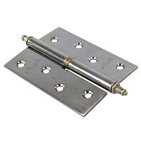 Петля дверн. разъемная левая 100х75х2,5мм, цв.:бронза 2шт Pobedit, крепеж в комплекте